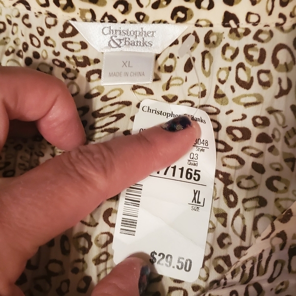 New cheetah according top xl Christopher and banks - Picture 3 of 6